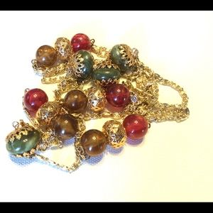 Bon Bon Beads Necklace Vintage Lightweight